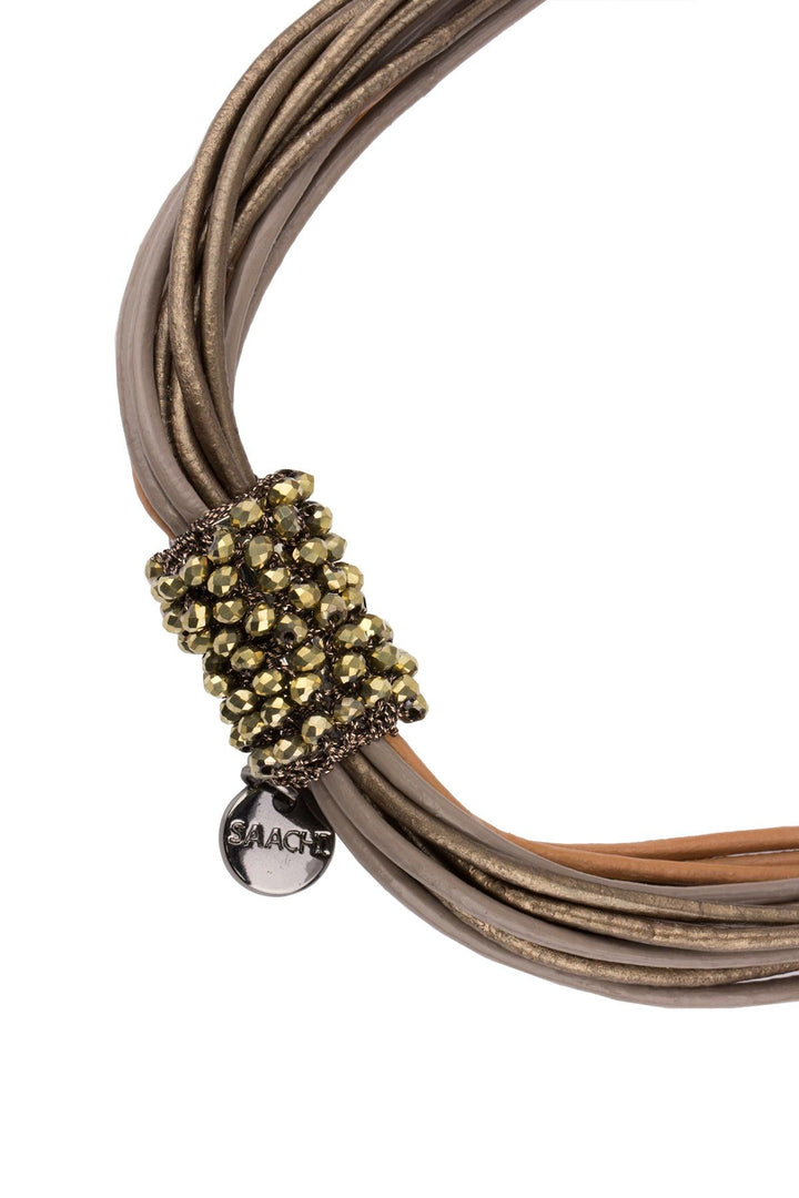 Vintage Multi Strand Din Choker Necklace