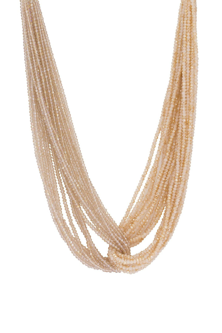 Two Tone Crystal Necklace