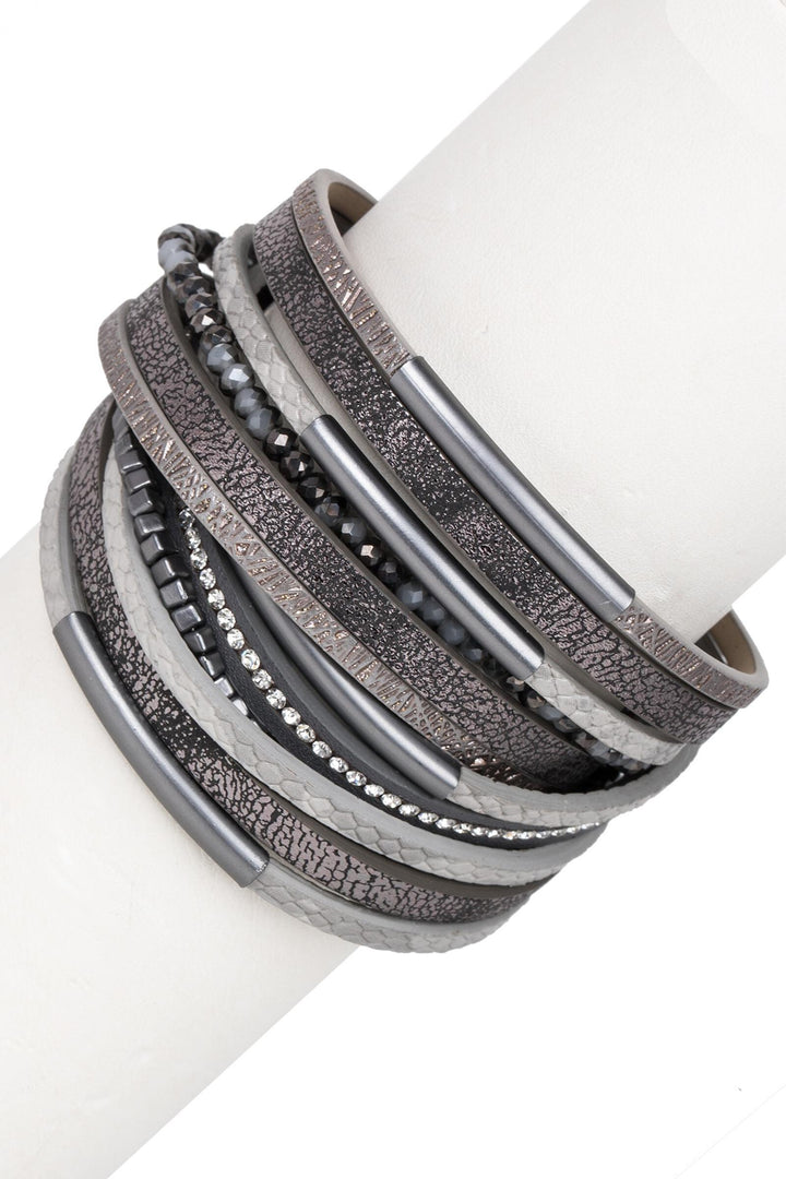 Glimmer Leather Bracelet