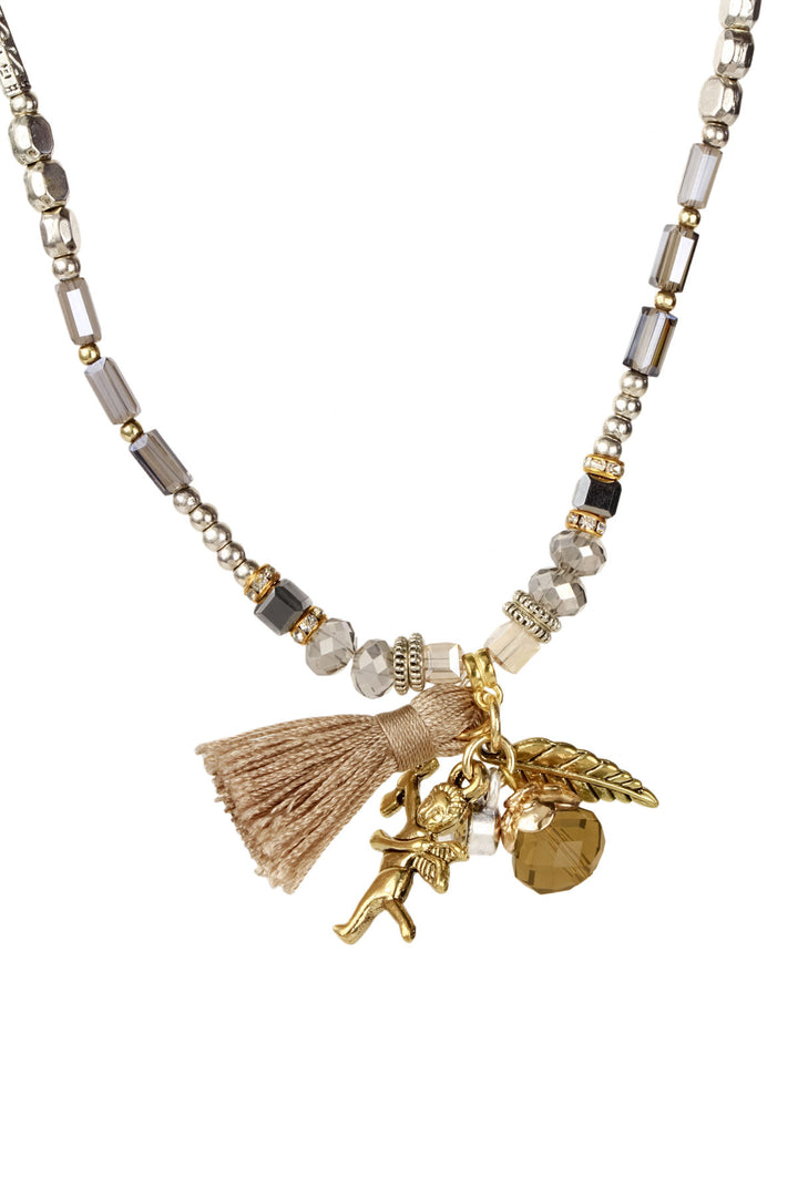 Tassel Charm Necklace