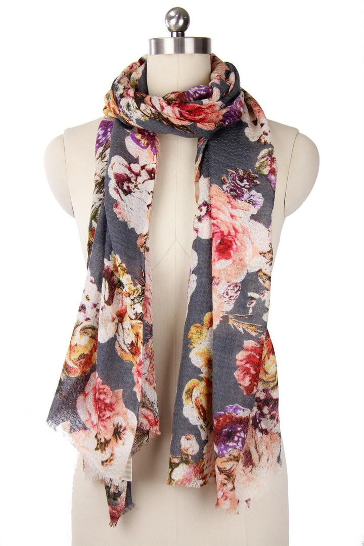 Mary All Over Flower Scarf