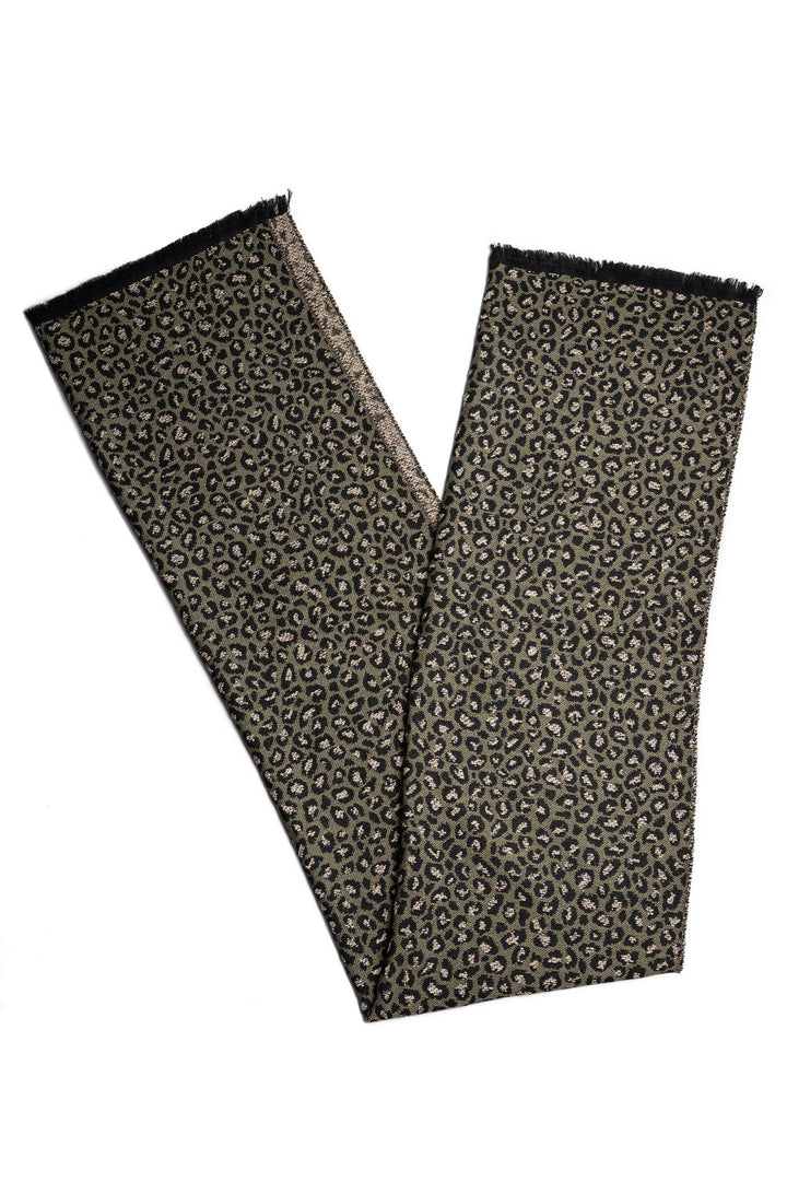 Leopard Wrap Reversible Scarf