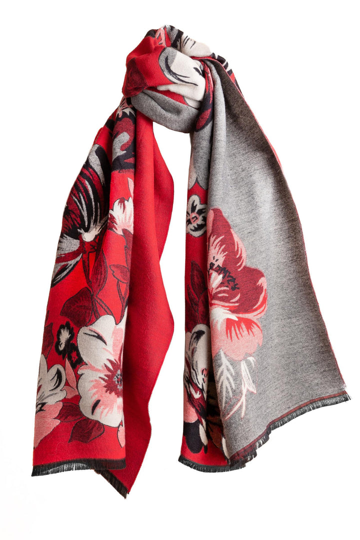 Flower Bloom Reversible Scarf