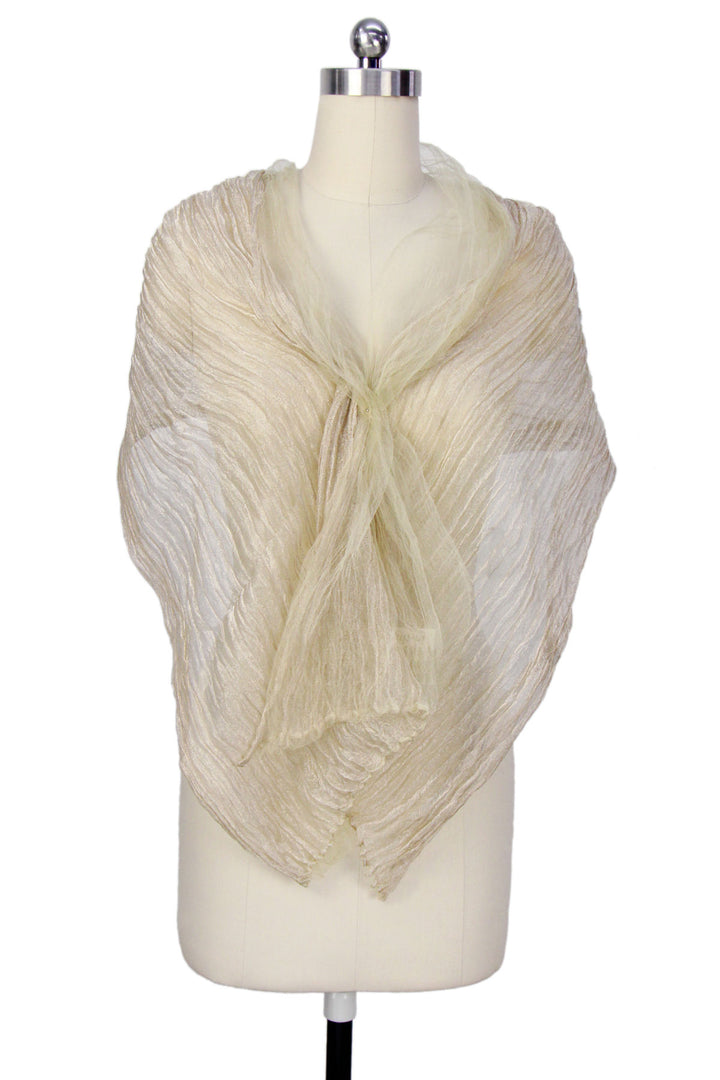 Kalia Pleated Sheer Scarf