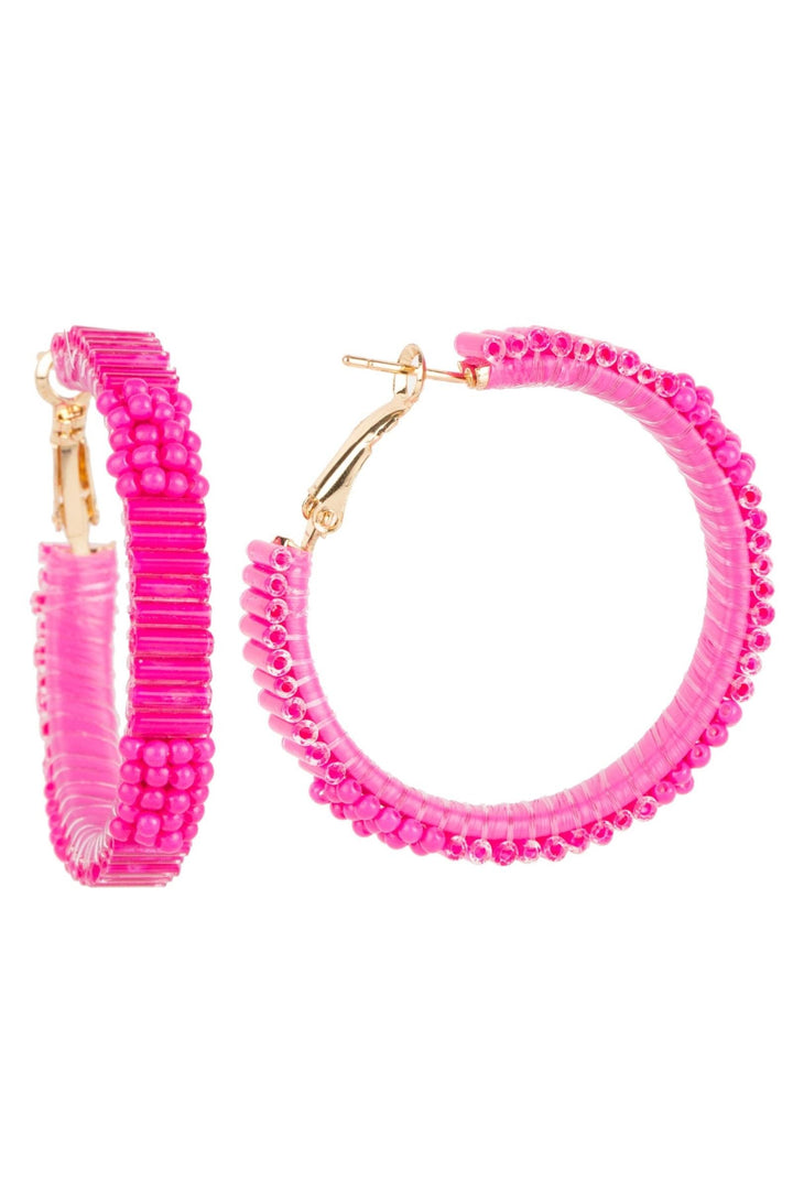 Hang Ten Hoop Earring