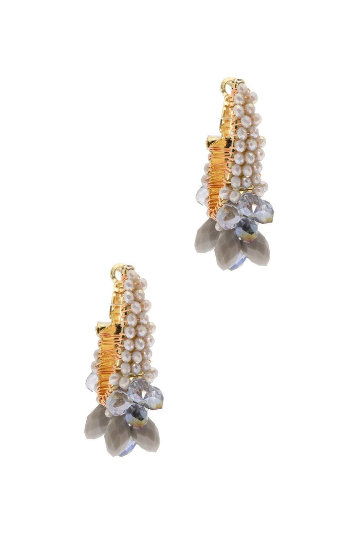 Celebrate Cluster Hoop Earring