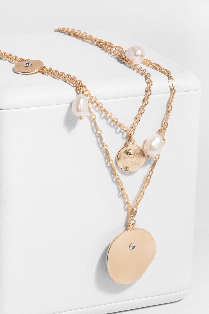 Layered Medallion Necklace