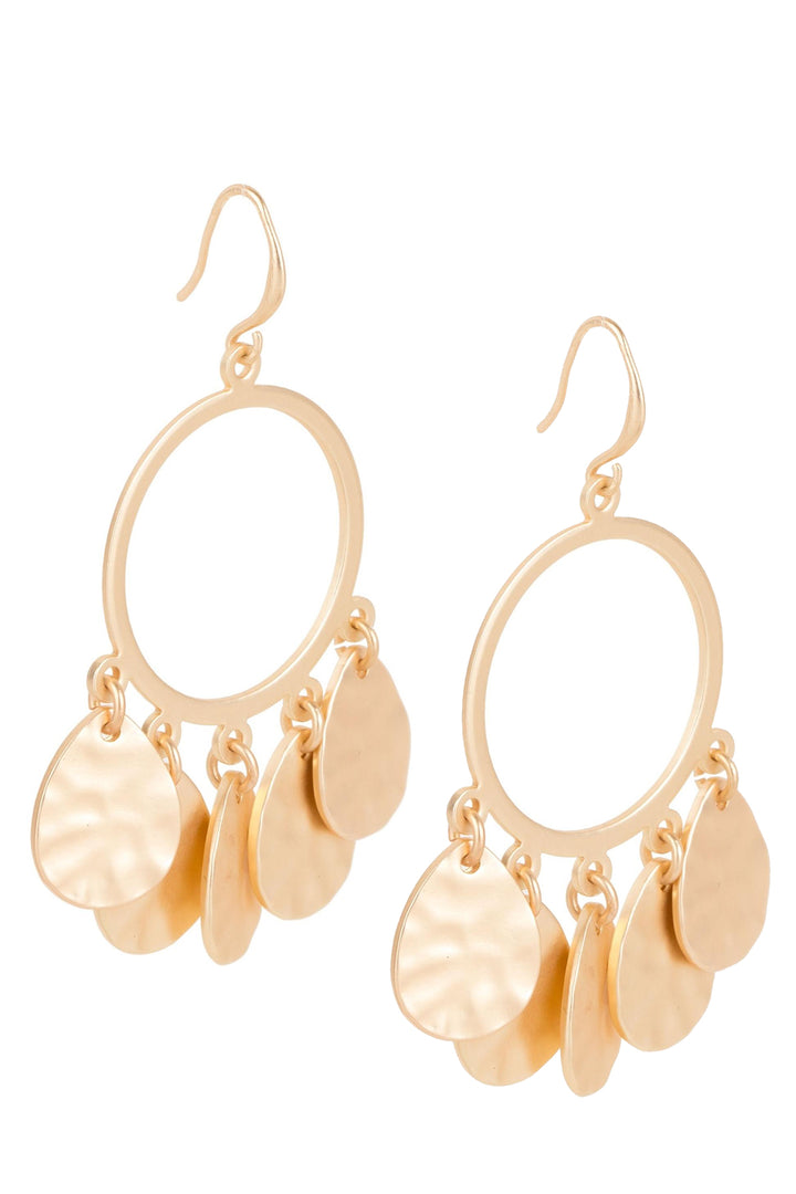 Lucky Leaf Hoop Earring