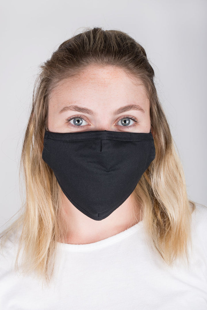 Adjustable Solid Face Mask with Two PM2.5 Filters