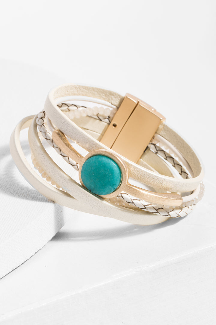 Micah Leather Bracelet