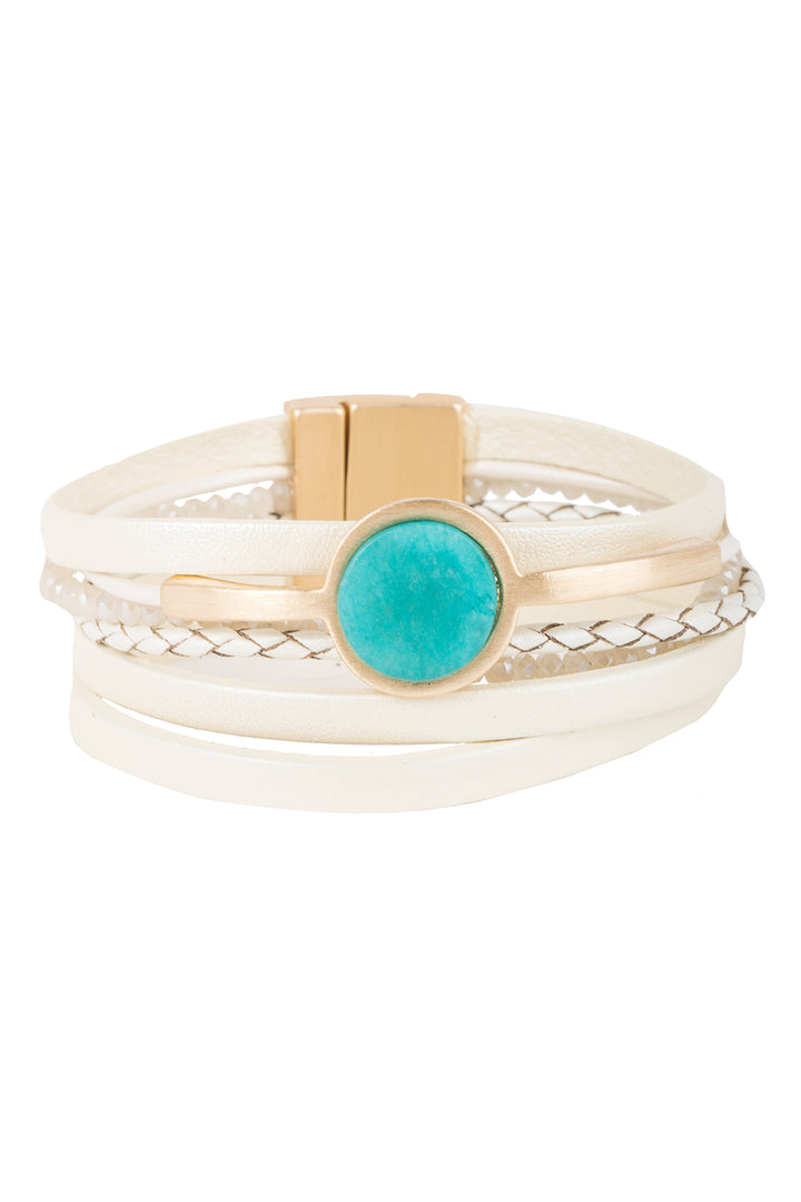 Micah Leather Bracelet