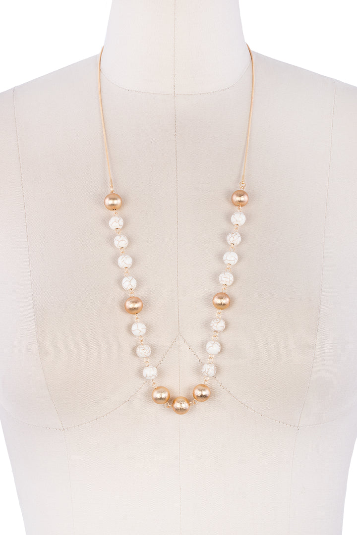 Olivine Long Necklace