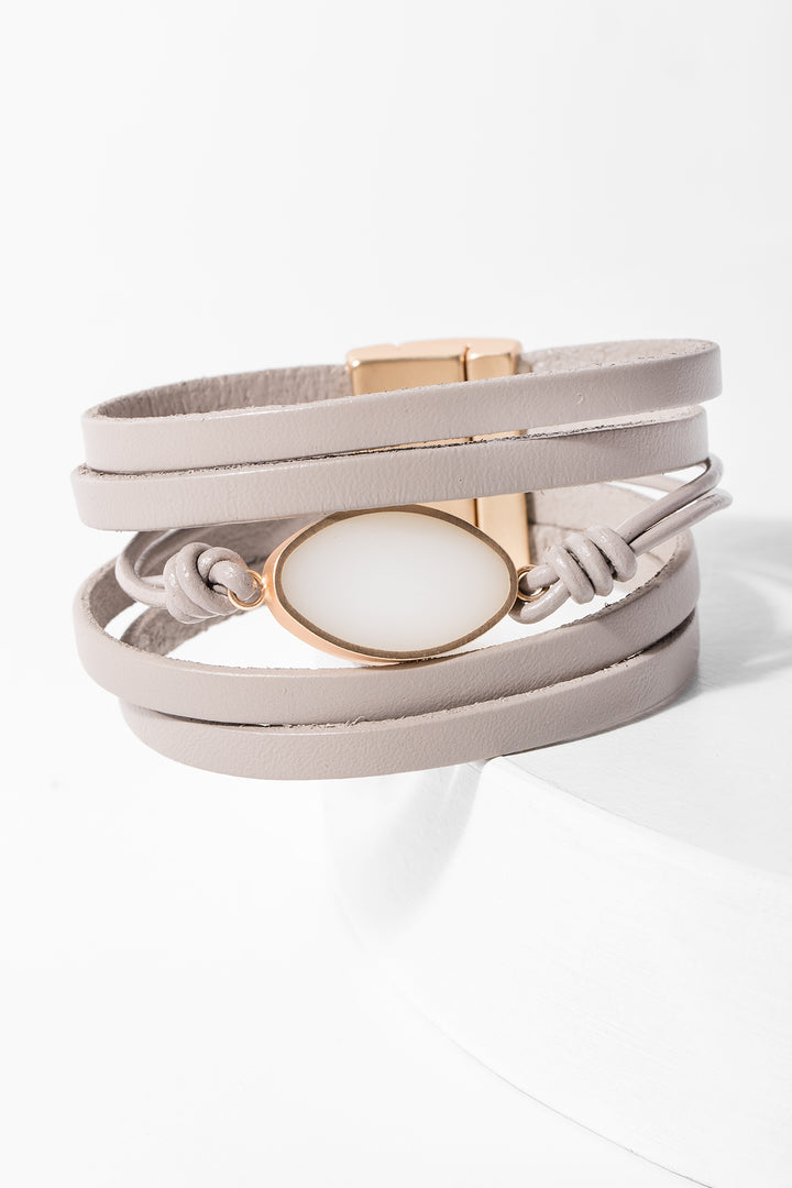 Perfectly Lovely Leather Bracelet