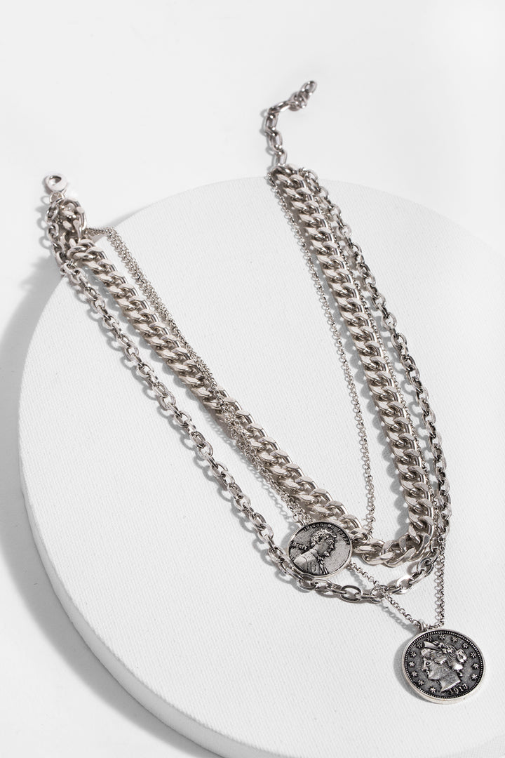 Sikka Layered Chain Necklace