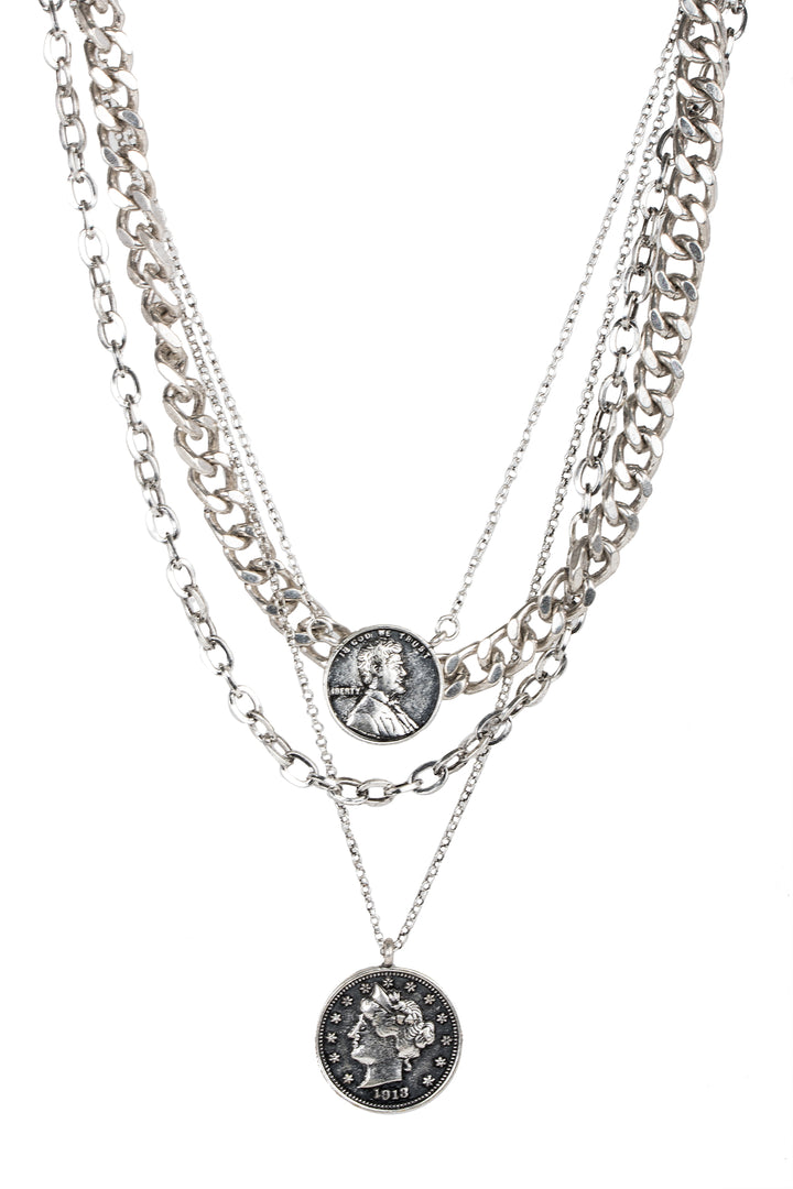Sikka Layered Chain Necklace