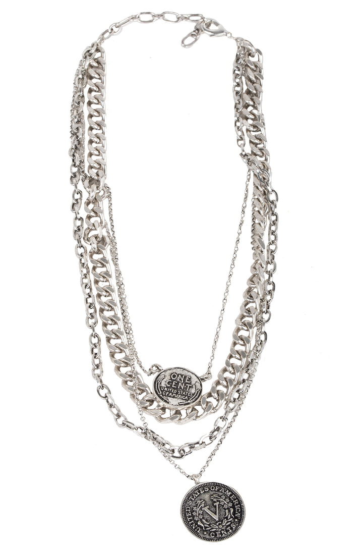 Sikka Layered Chain Necklace