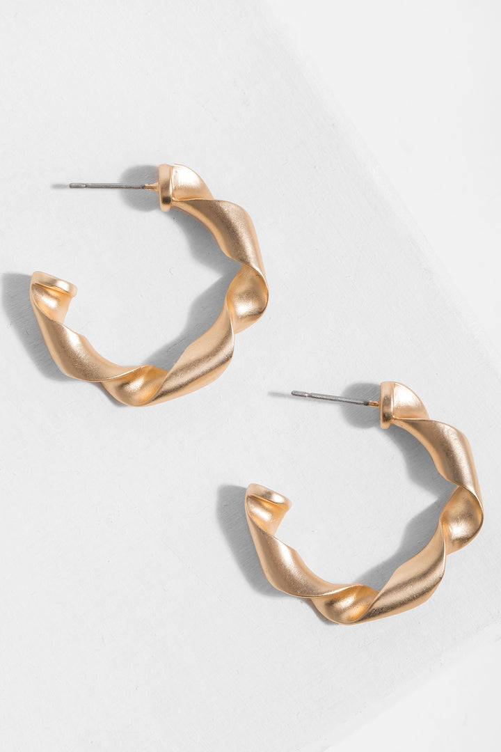 Twisted Hoop Earring