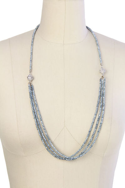 Simply Crystal Long Detachable Necklace