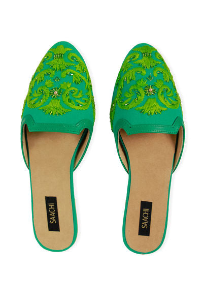 Pool Embroidered Shoes
