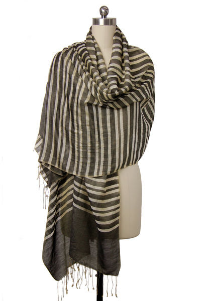 Camille Striped Scarf