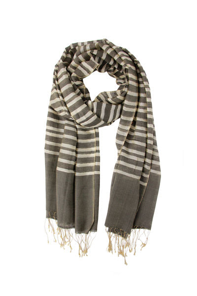 Camille Striped Scarf