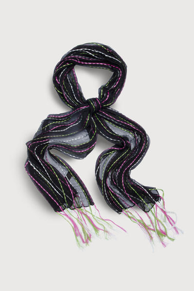 Rio Silk Scarf with Tassel