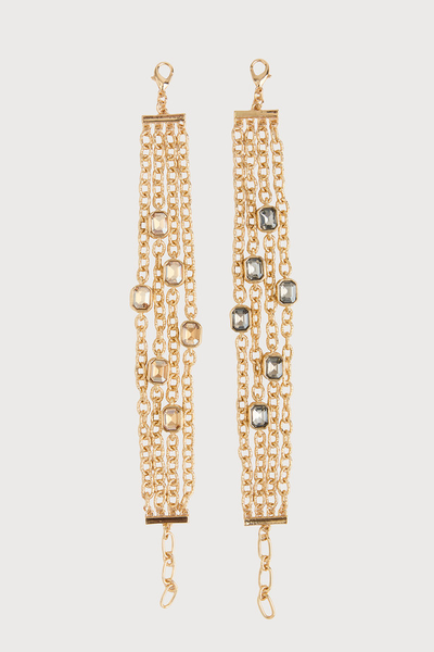 Multi Chain Crystal Bracelet