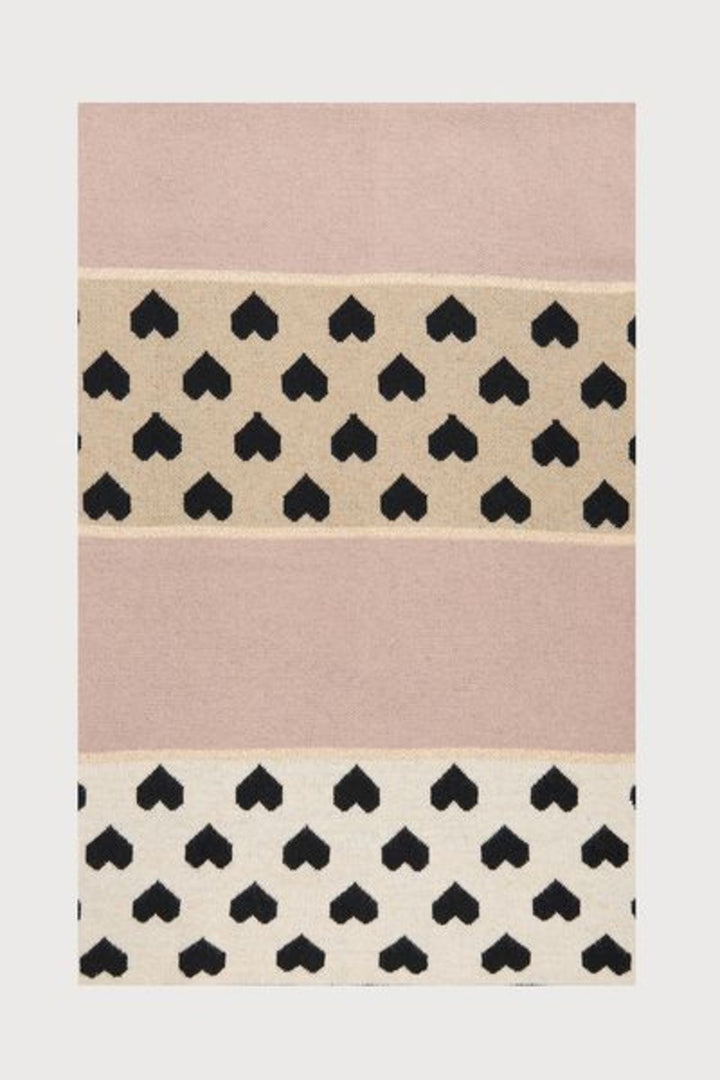 Heart Mixed Pattern Scarf
