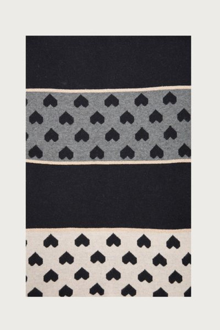 Heart Mixed Pattern Scarf
