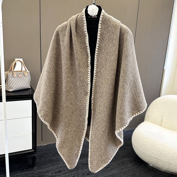 Knitted Triangle Shawl Wrap