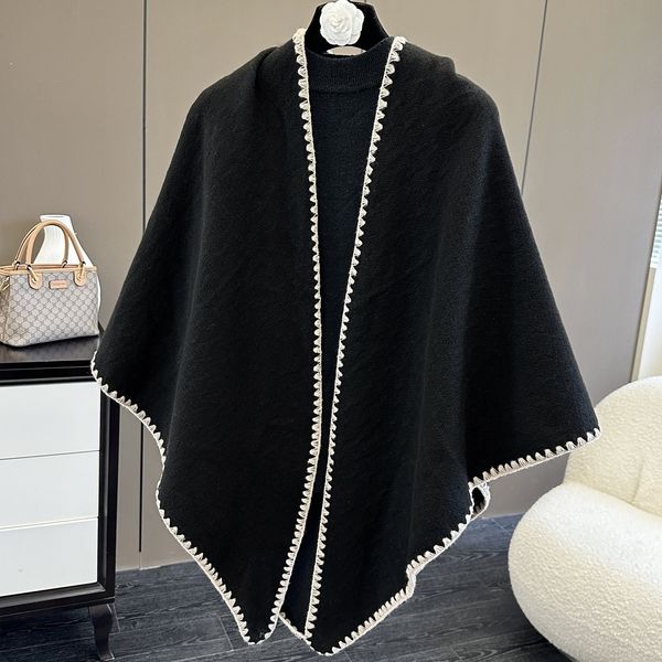Knitted Triangle Shawl Wrap
