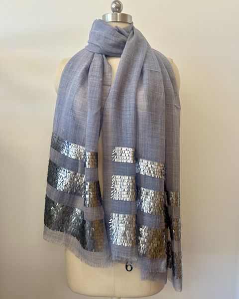 Fringe Sequins Scarf