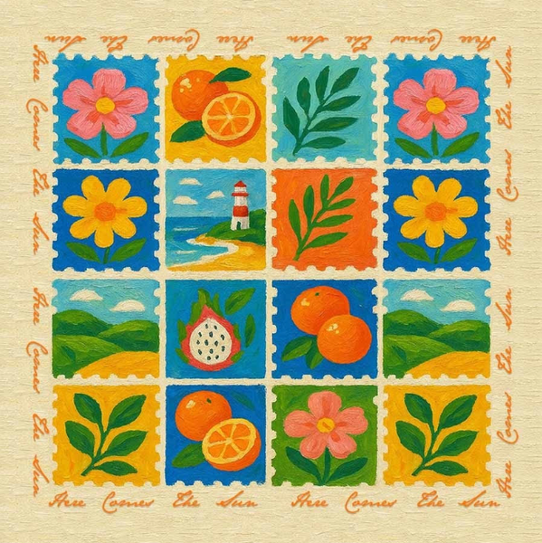 Animal Print Bandana - Yellow Multi