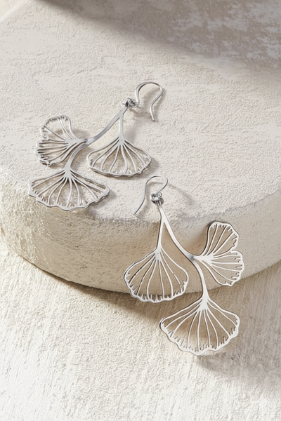 Greta Ginkgo Drop Earring