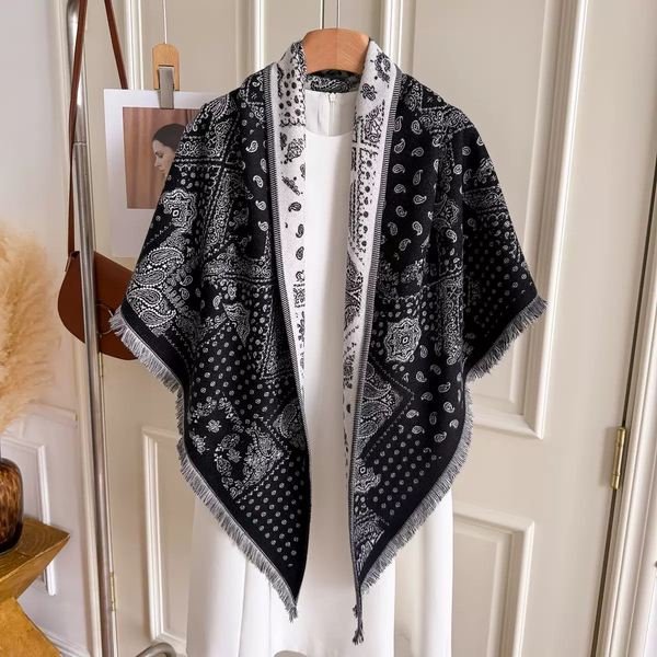 Patchwork Paisley Triangle