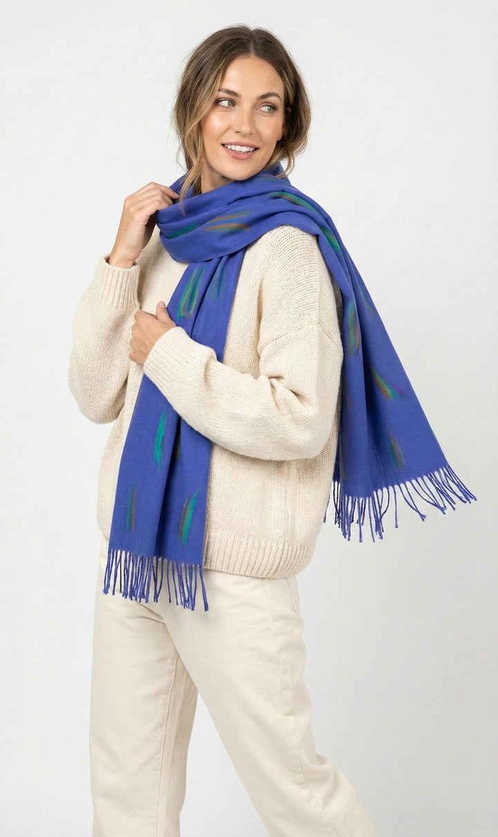 Dasha Feathered Scarf