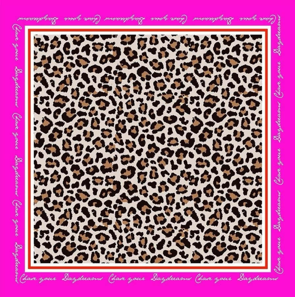 Animal Print Bandana - Brown Multi
