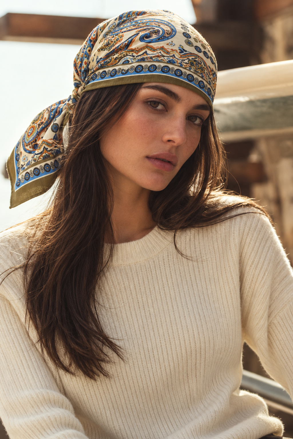 Paisley Oversized Bandana