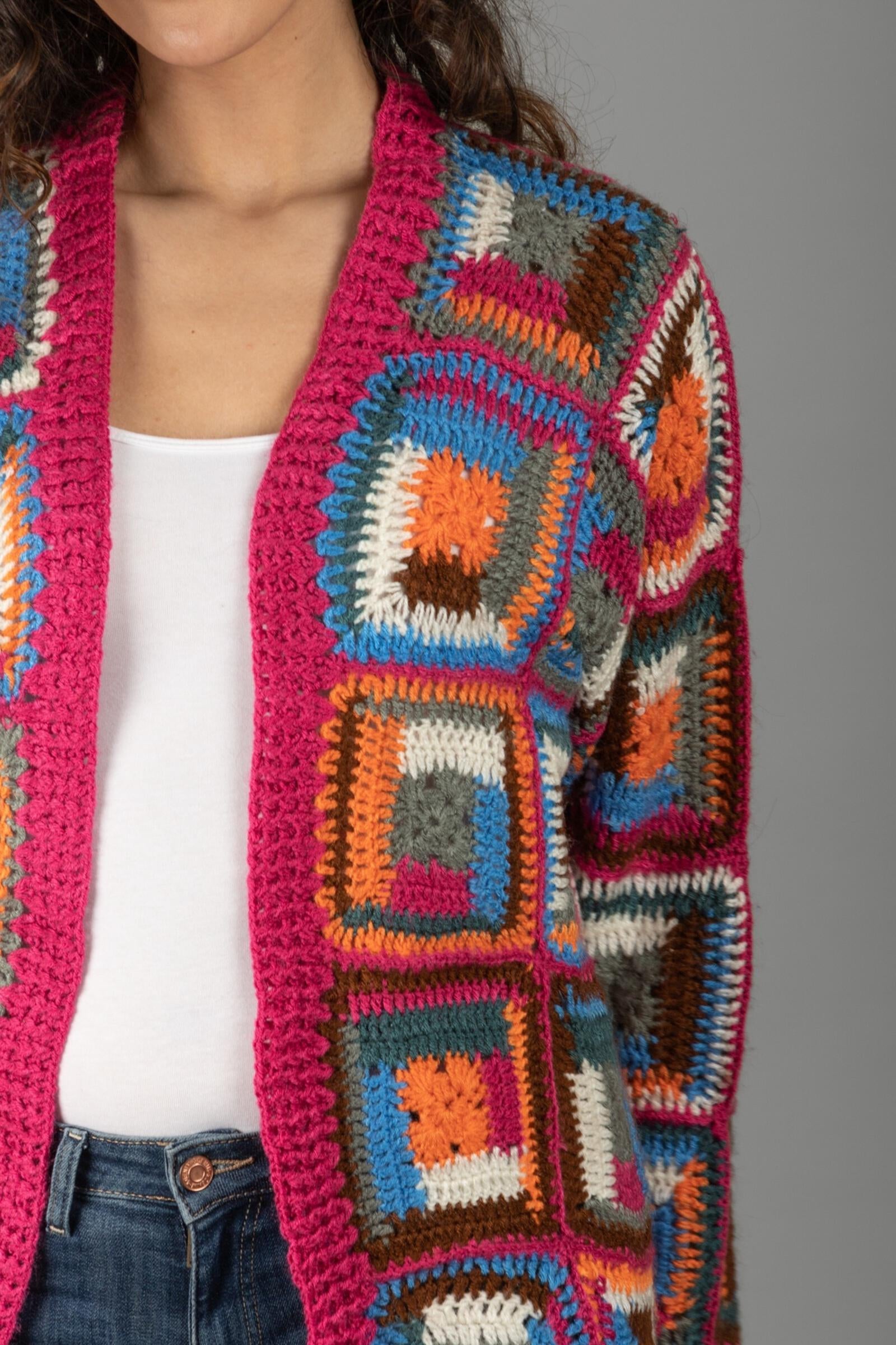 Marrakesh Crochet Short Jacket