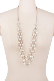 Convertible  Layer Pearl Necklace