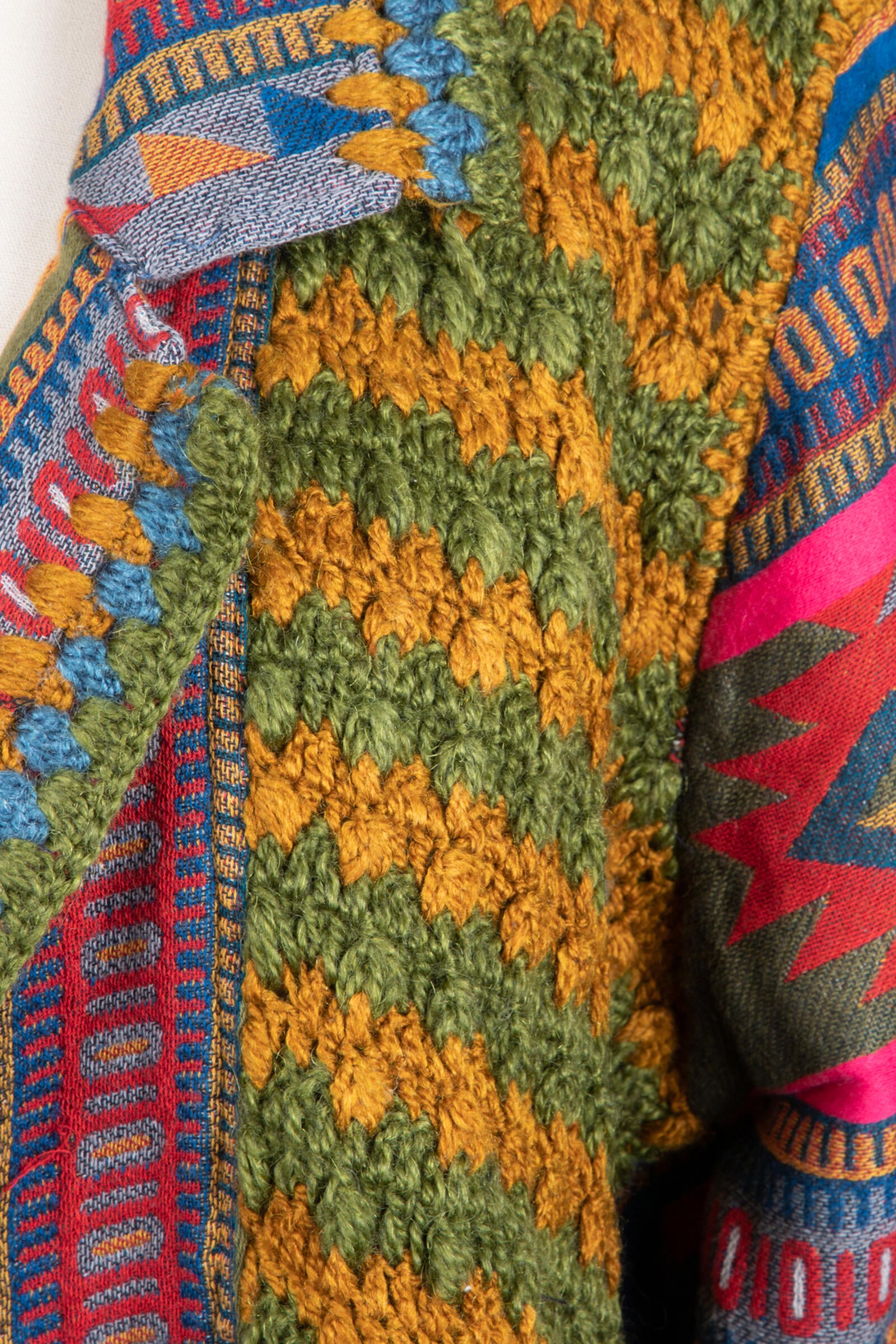 Crochet Woven Aztec Kimono