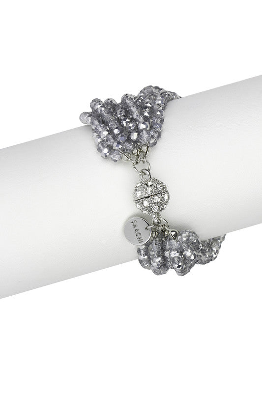 Simply Crystal Multi Strand Bracelet