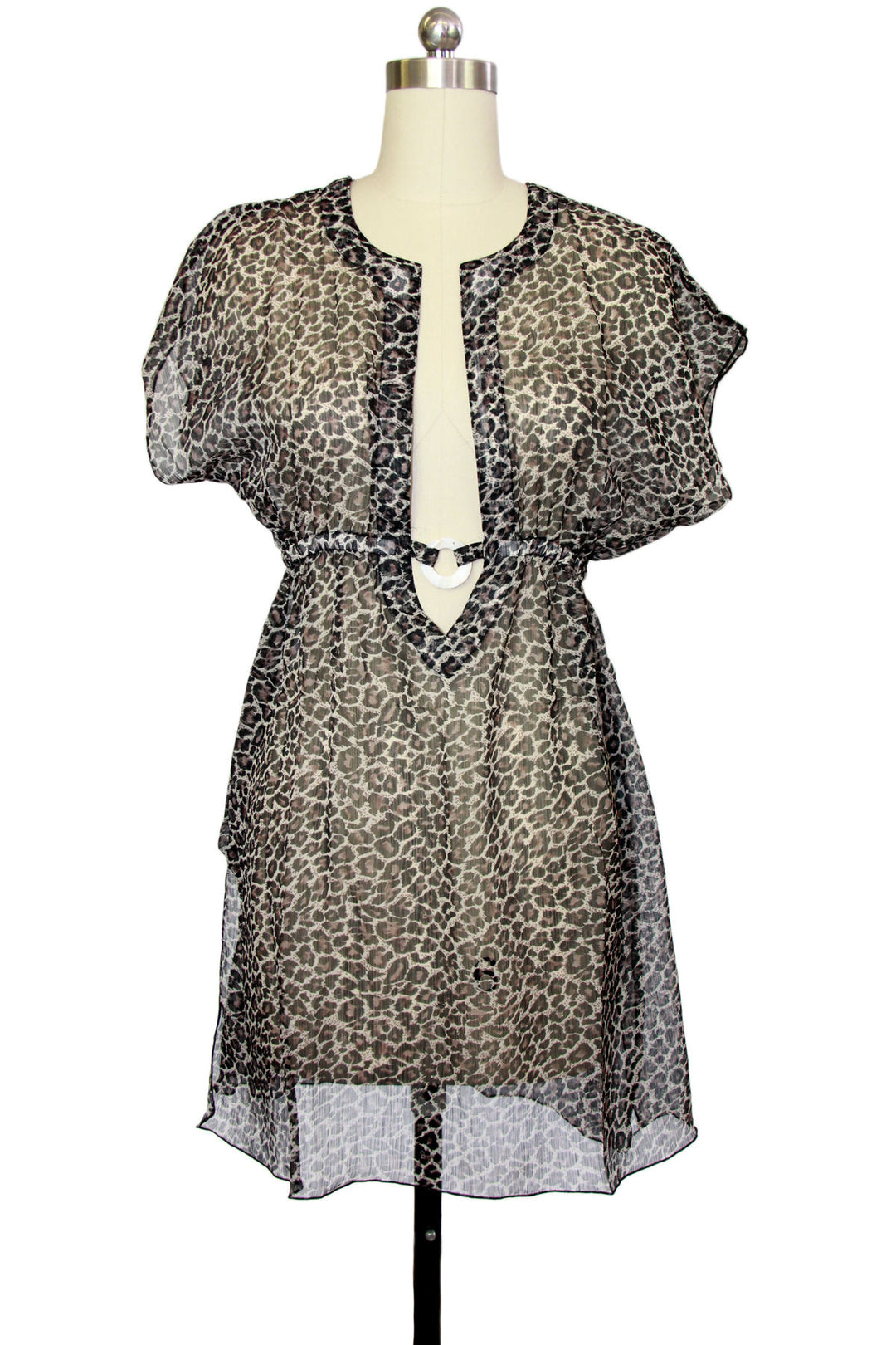 Leopard Dot Short Kaftan