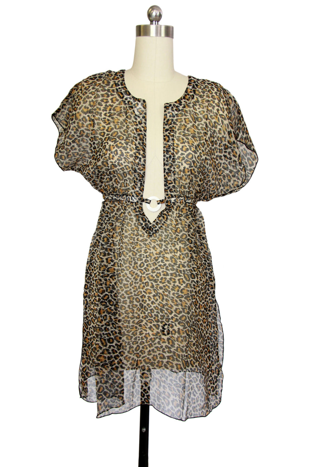 Leopard Dot Short Kaftan