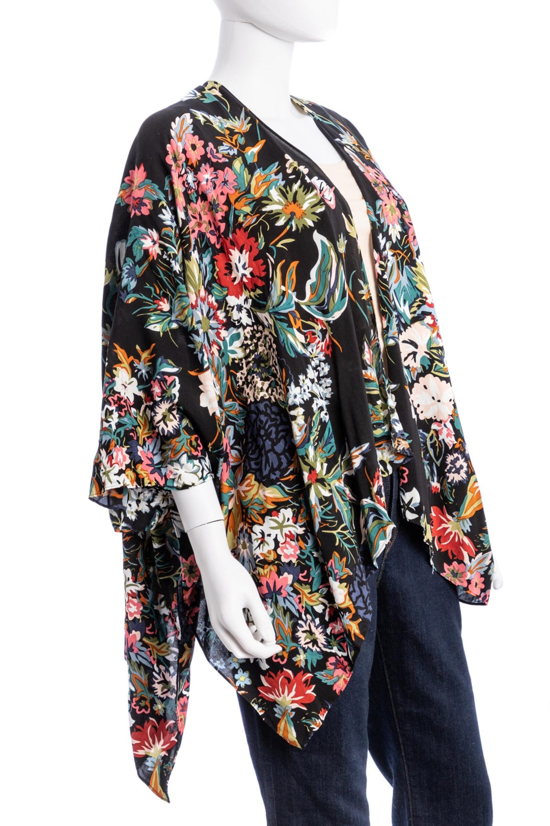 Lightweight Floral Kimono Short