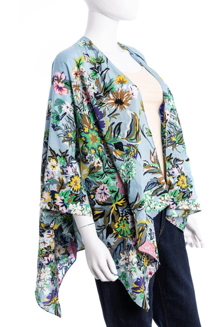 Lightweight Floral Kimono Short