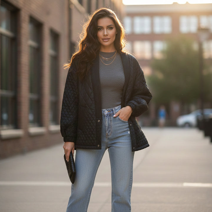 Diamond Quilted Jacket