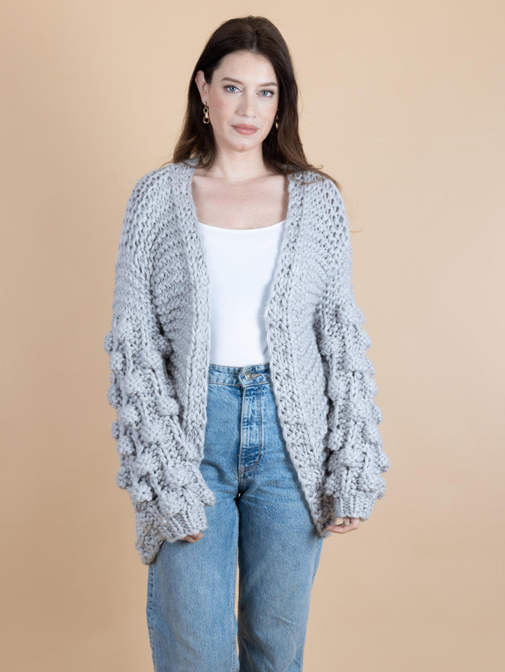 Bauble Sleeve Knit Kimono