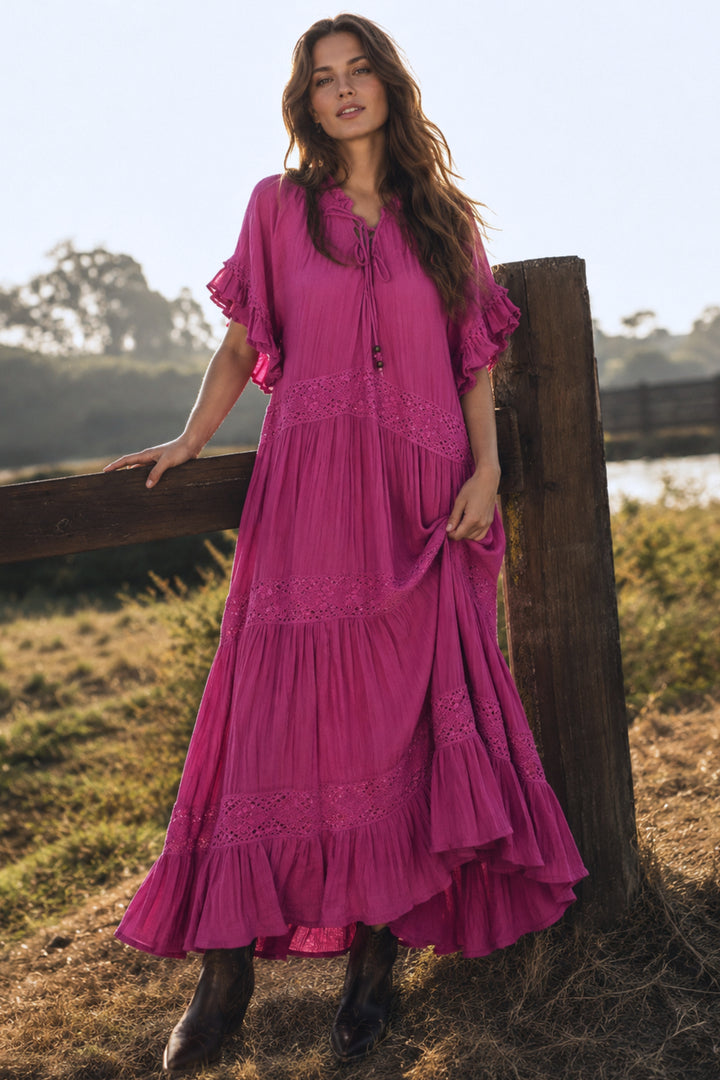 Cotton Long Cover Up Dress