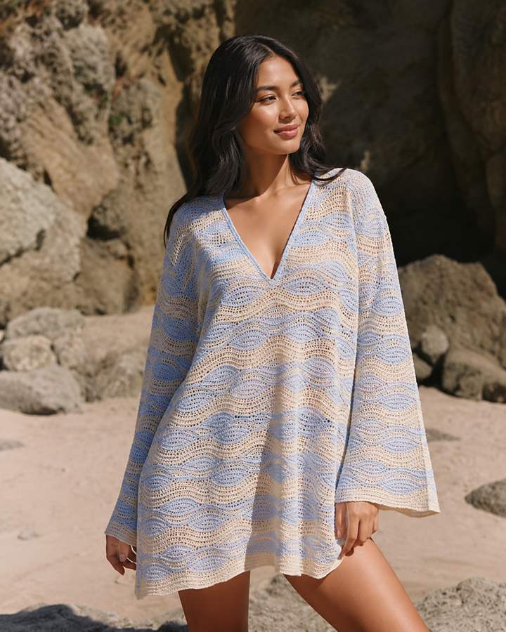 Wave Crochet Tunic